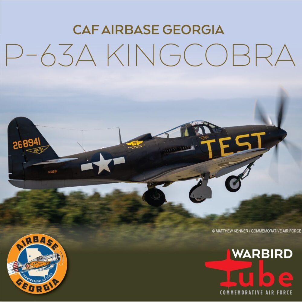 Up-close Look at a Rare WWII P-63 Kingcobra on CAF Warbird Tube